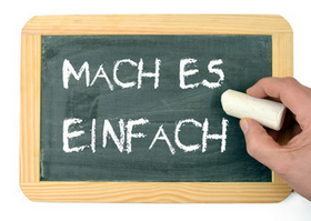 mach es einfach